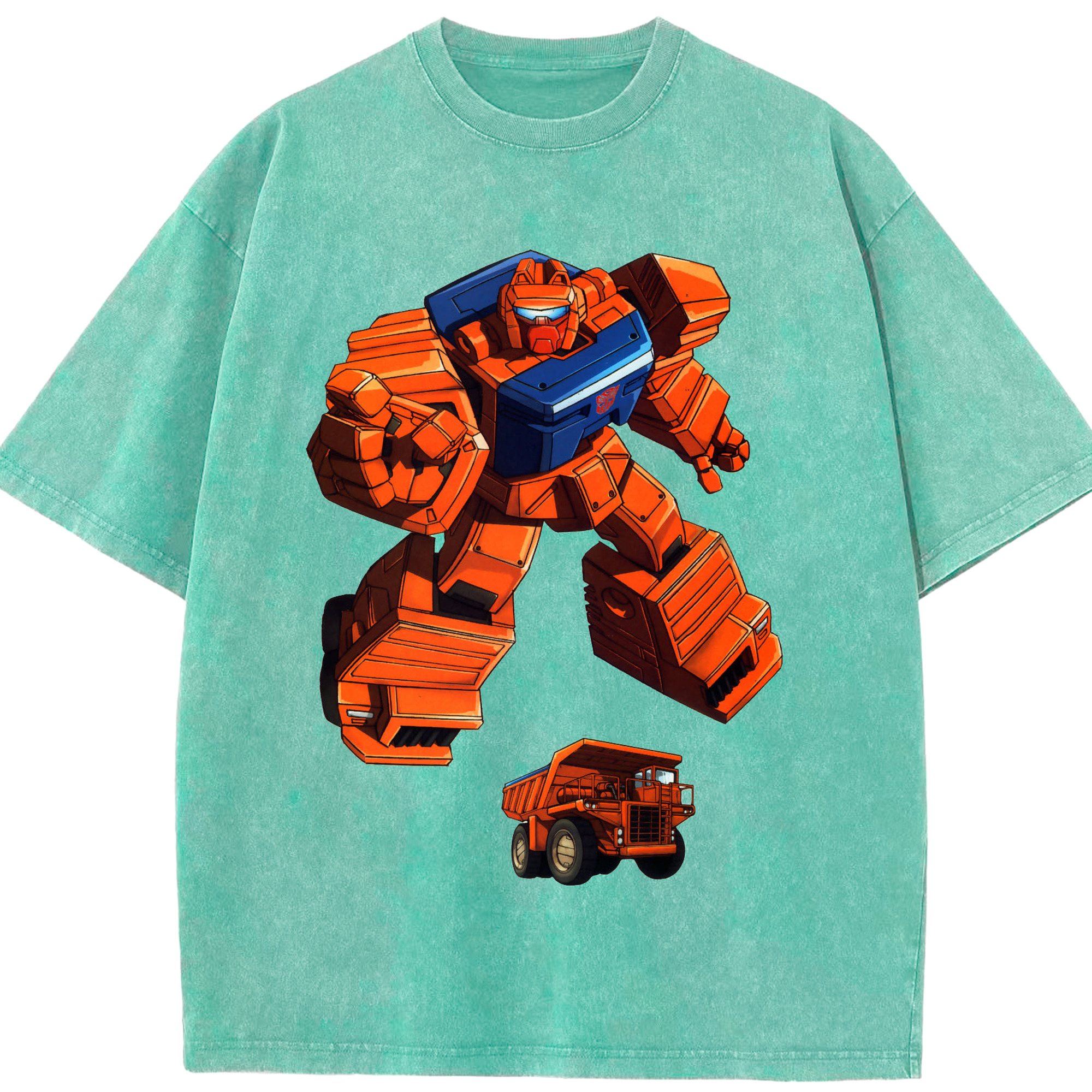 （画像用）  綿100% ヴィンテージ風 半袖Tシャツ（フロントプリント）